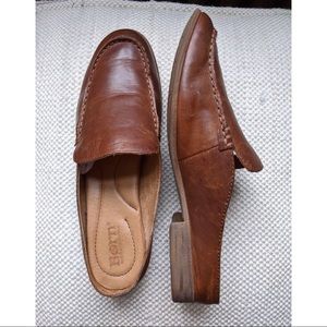 Born Tan Graham Mules